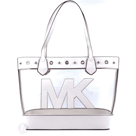 michael kors transparent bag.